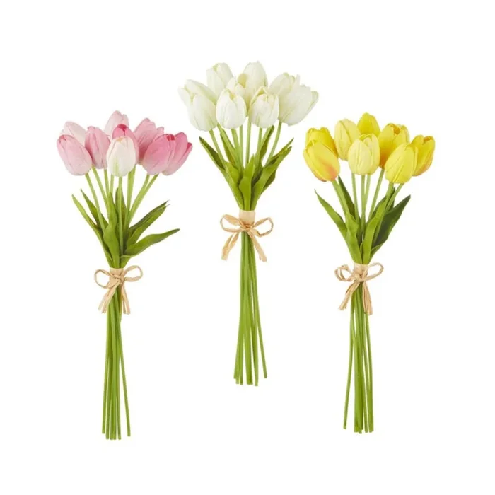 Raz Imports 15″ Real Touch Tulip Bundle
