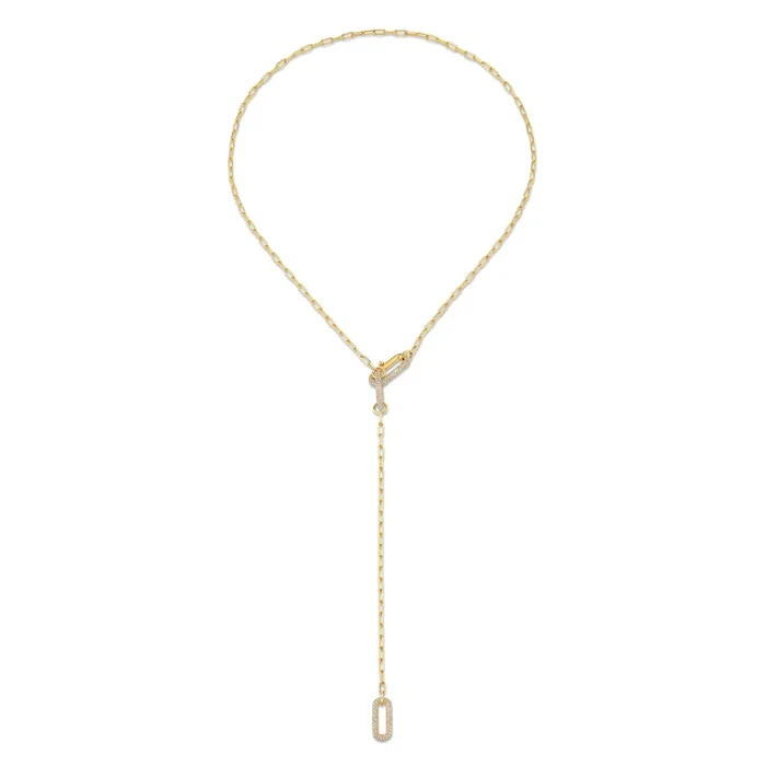 READY TO SHIP DIAMOND PAVE MINI CABLE LARIAT