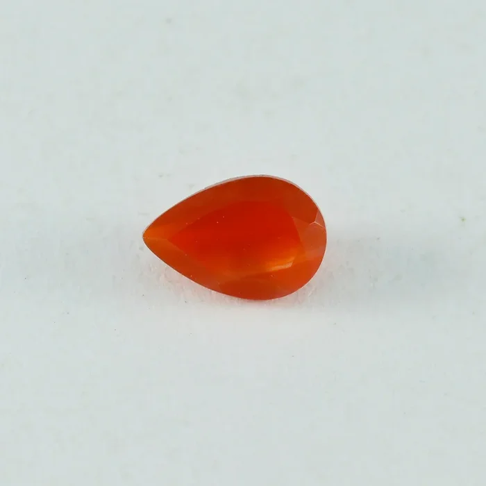 Red Onyx 1PC Chunky 12×16 MM Pear Faceted Red High-Quality Semi Precious Loose Gems