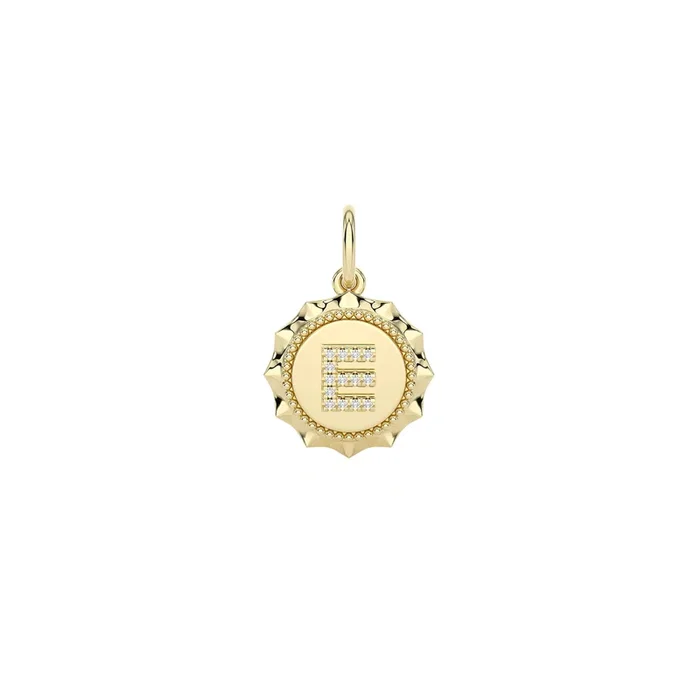 Reese Brooklyn Scalloped Initial Charm
