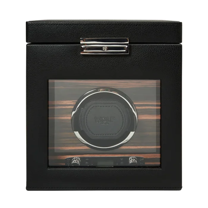 Roadster Single Watch Winder with storage | Wolf 1834 – Lepage