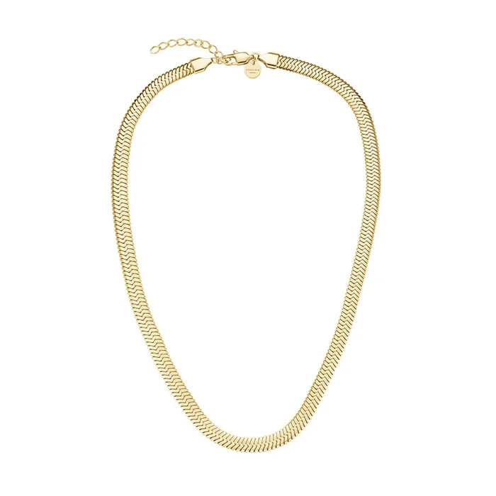 Rosefield Large Gold Snake Necklace
