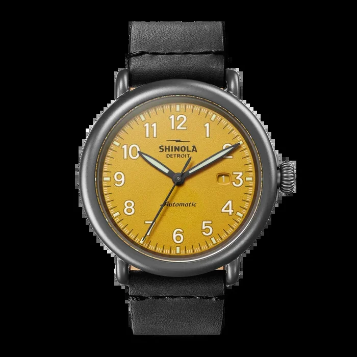 Runwell Automatic Watch – Ochre
