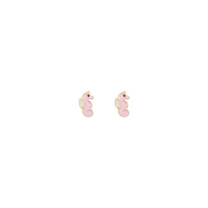 Seahorses earrings in yellow gold | LEPAGE