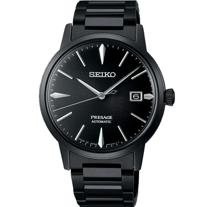 Seiko Presage SRPJ15J ‘The Black Velvet’ Cocktail Time