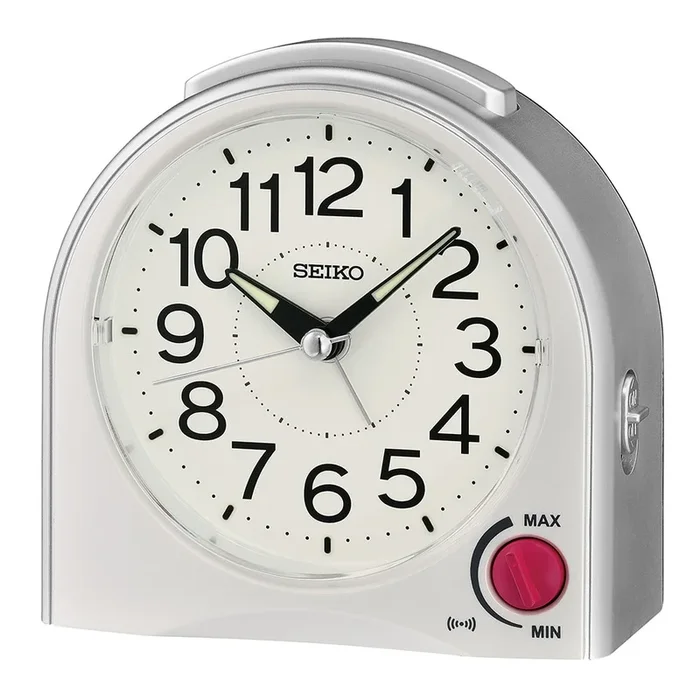 Seiko QHE192-S Bedside Alarm Clock