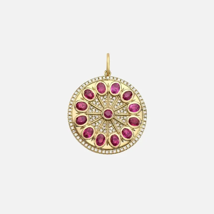 Serenity Ruby Amulet Charm