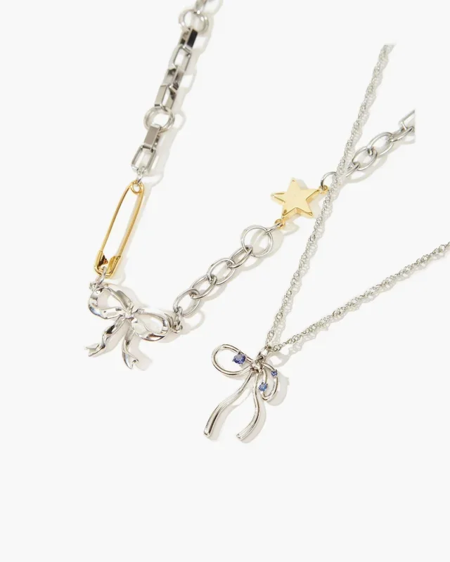 Set di collane Silver Bow