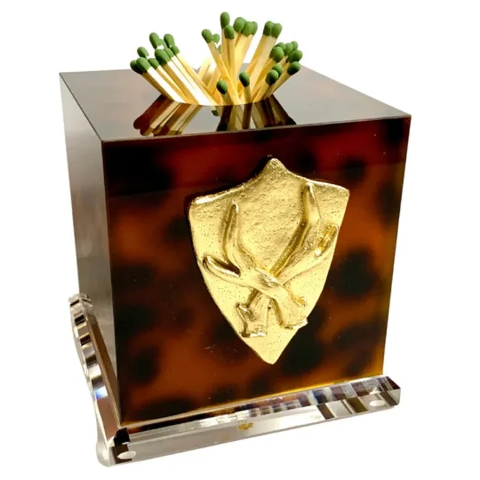 Shield with Antlers Match Strike – Tortoise