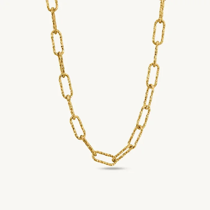Shimmering Link Chain Necklace