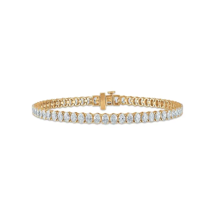 Signature EcoLove 6 CTW Lab Grown Diamond 7-inch Tennis Bracelet in 14KT Yellow Gold