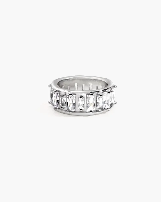 Silber Strass Me in Ring