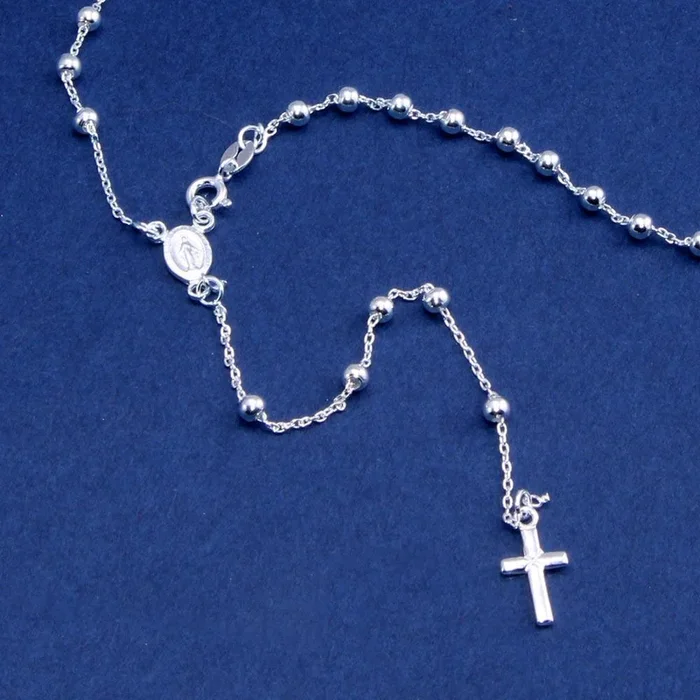 Silver 925 High Polished Rosary 3mm – ROS07-3MM