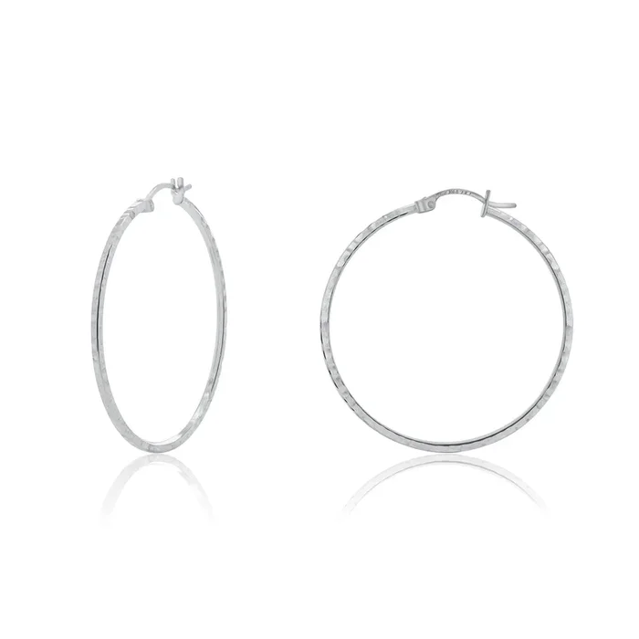 Silver 925 Round Hoop DC Earring Hoop 1.5mm – HP03-1.5