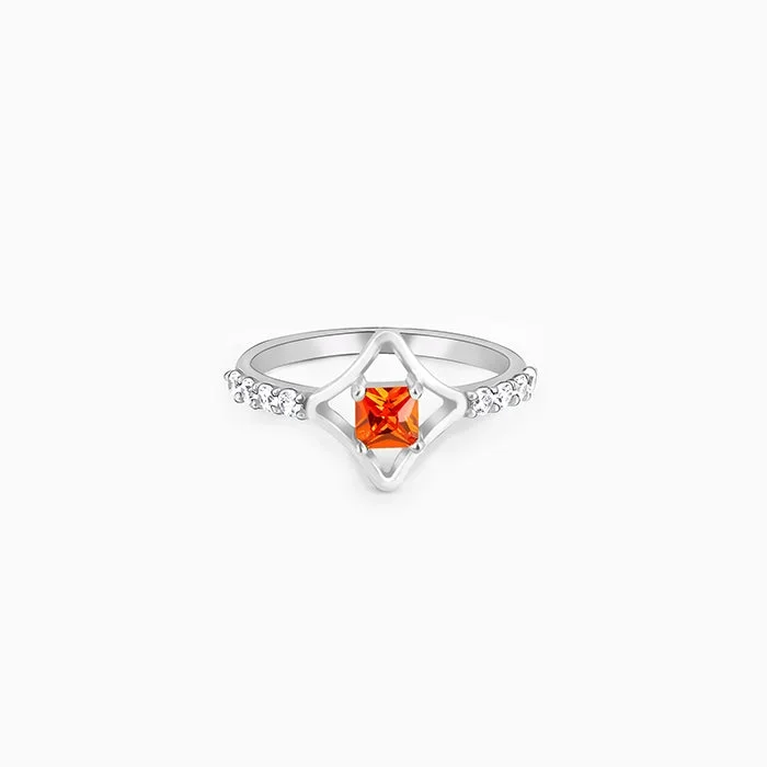 Silver Captivating Radiance Ring