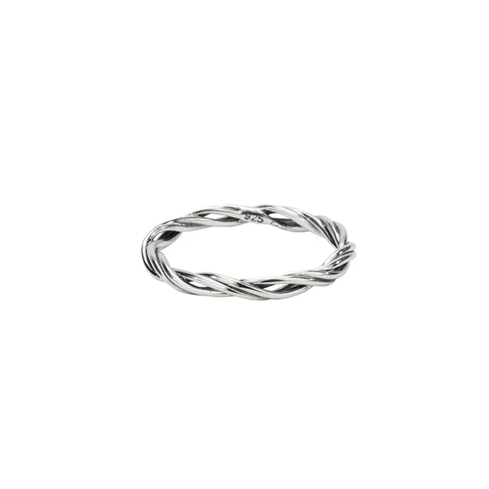 Silver Helix Ring