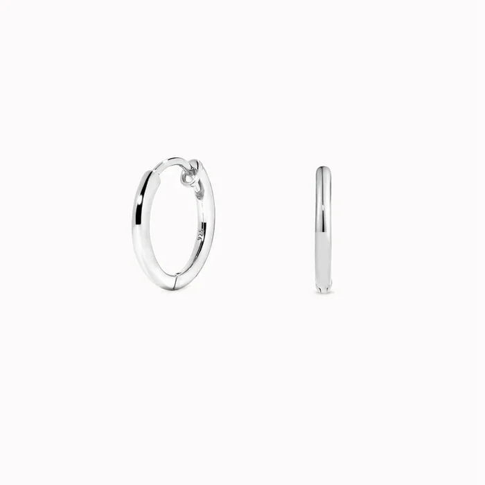 Silver Huggie Earrings – Kirsten