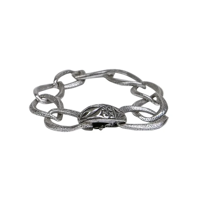 Silver Large Link Bracelet