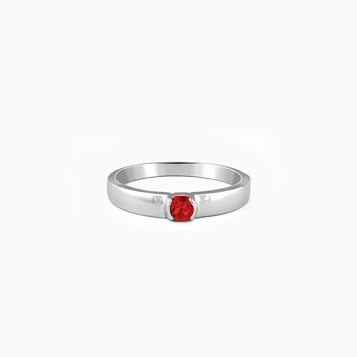 Silver Modern Mystic Ring For Him