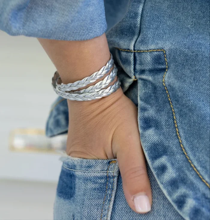 Silver Wrap Bracelet
