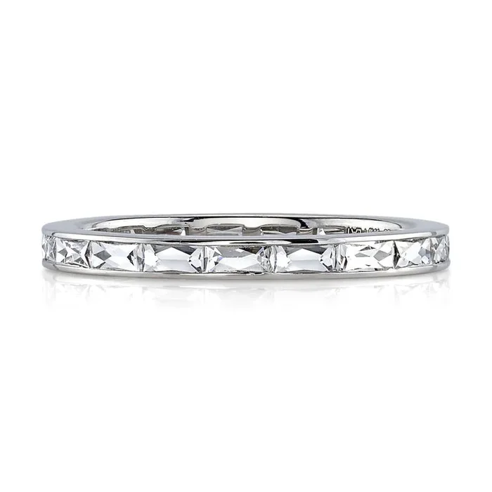 Single Stone Platinum Emma Band