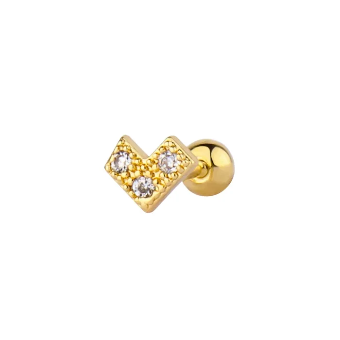 Small v studs – Pair