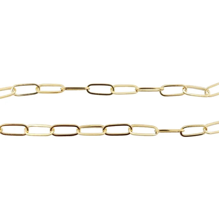 Smyth Jewelers Linked 3.0mm Paperclip Chain Welded Bracelet