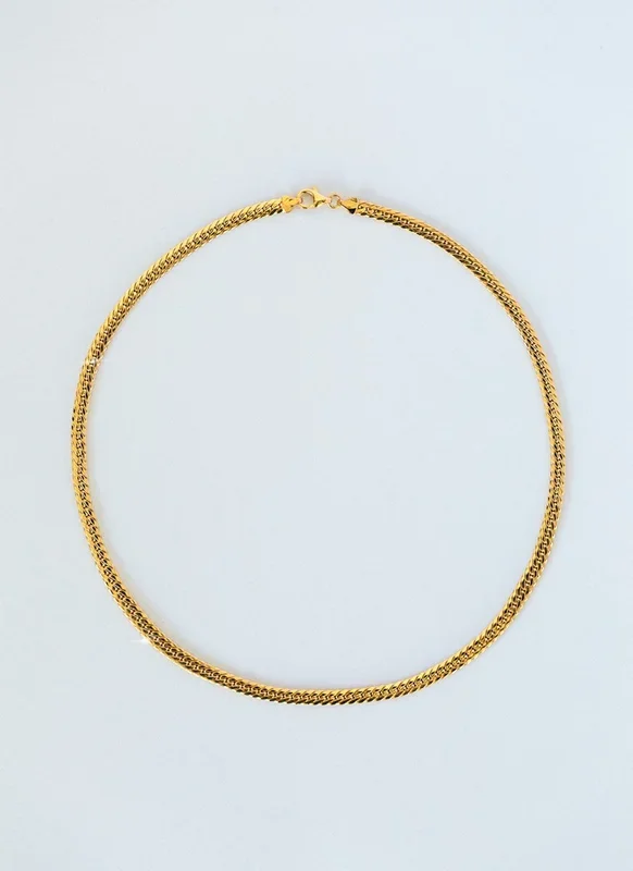 Snake 4.5mm ketting 14k goud