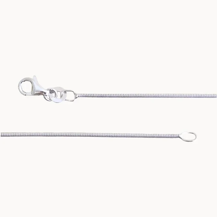 Snake chain sterling silver