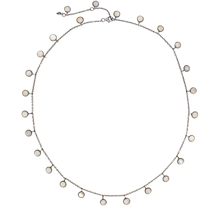 So Many Moons Necklace in Moonstone