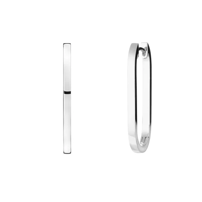 So Shocking Origine hoop earrings Large model in white gold | Lepage