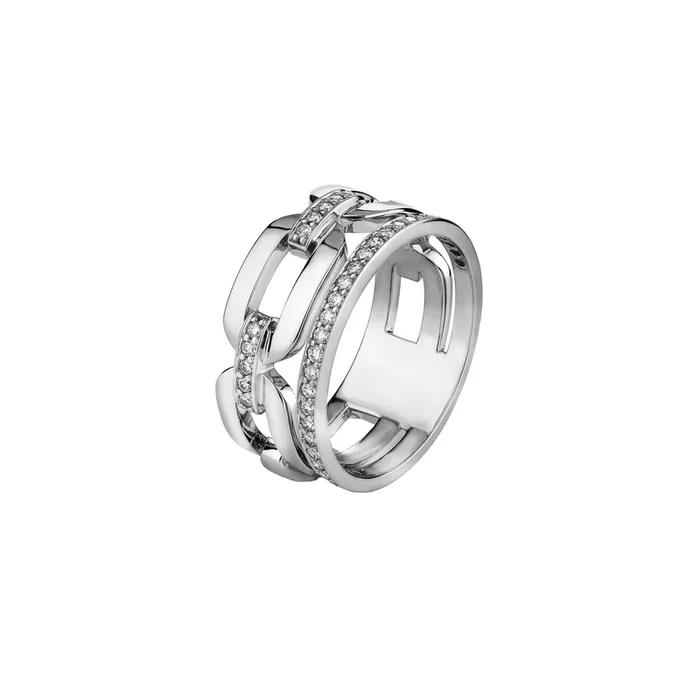 So Shocking Origine ring in white gold and diamonds – Lepage