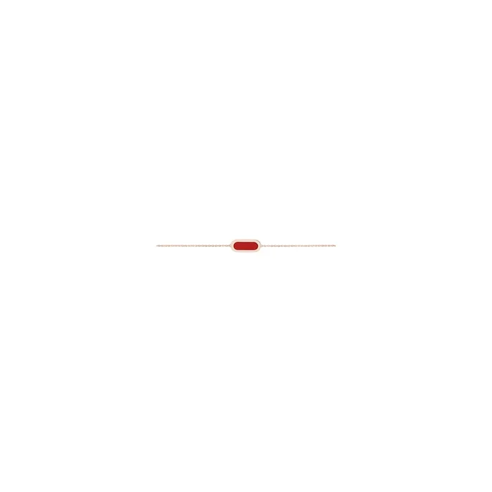So Shocking Première fois bracelet in pink gold and red laquer, pink gold bracelet