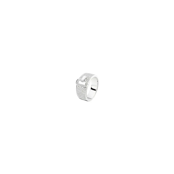So Shocking ring paved in white gold and diamonds – Lepage