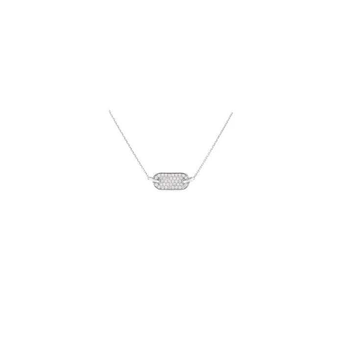 So Shocking Singulière horizontal Necklace white gold and diamonds SONLM1DXXW – Lepage