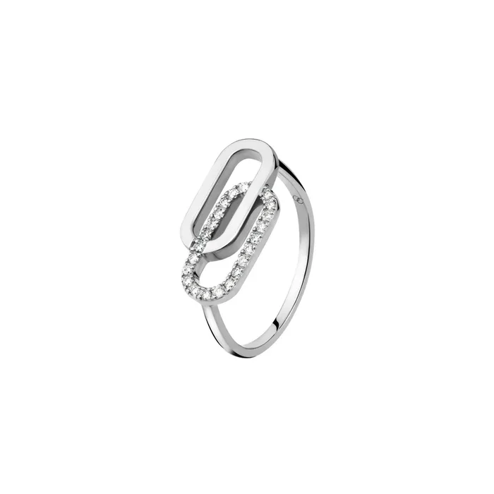 So Shocking Tandem ring in white gold and diamonds – Lepage