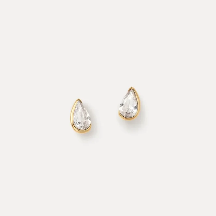 Solid Gold Zephyr Studs