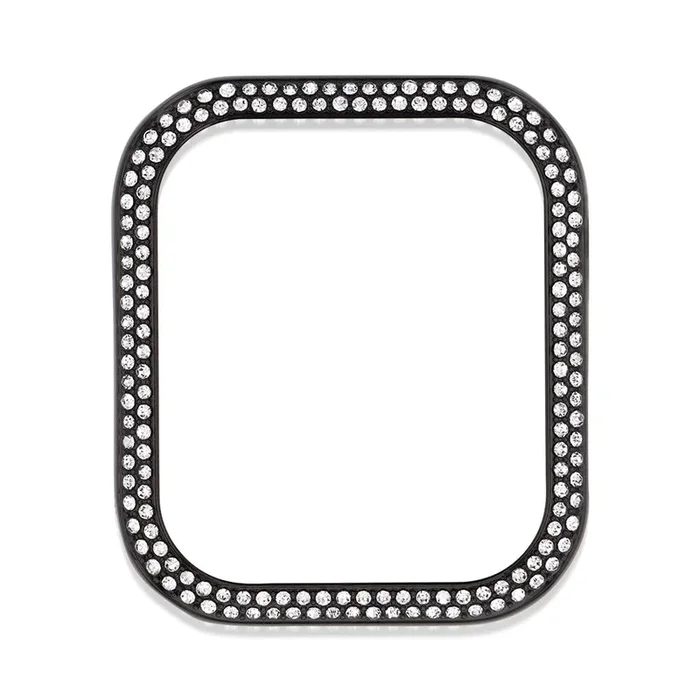Sparkling Watch Case Black 40mm Compatible with Apple Case Series 4, 5 & 6