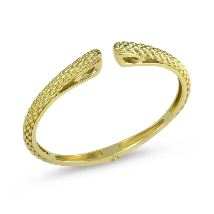 Spirit Python Cuff 5mm – 18K Gold Vermeil
