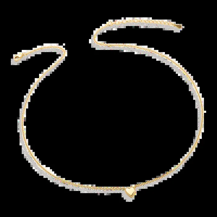 Stackable Tiny Heart Necklace
