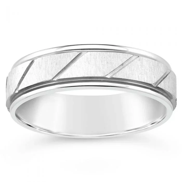 Stainless Steel Gents Patterned Ring