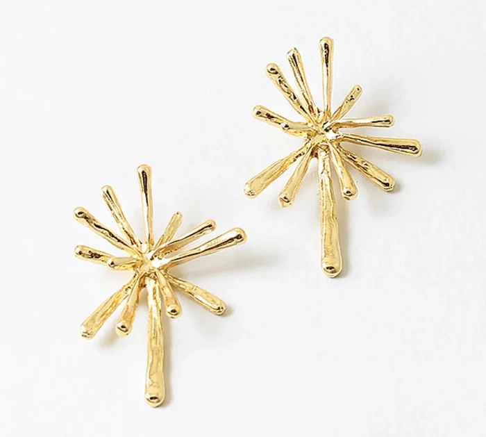 Starburst Gold Studs
