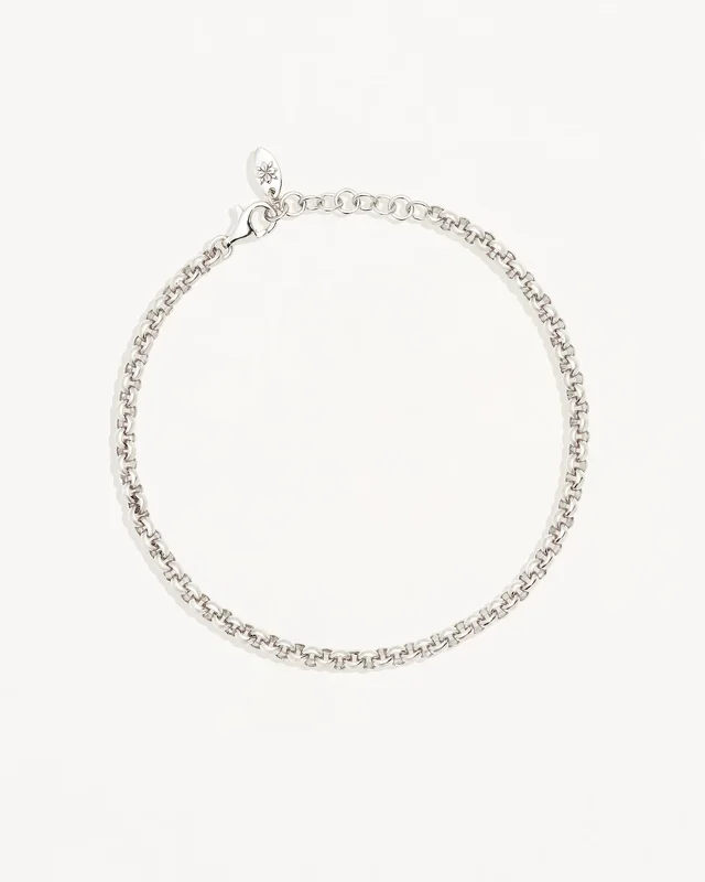 Sterling Silver Belcher Chain Bracelet