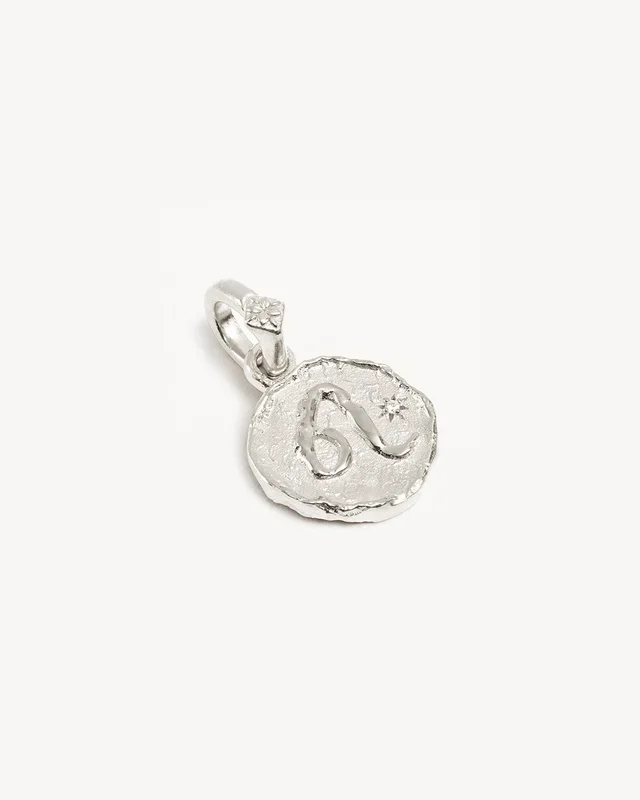 Sterling Silver Cosmic Love Zodiac Annex Link Pendant – Leo
