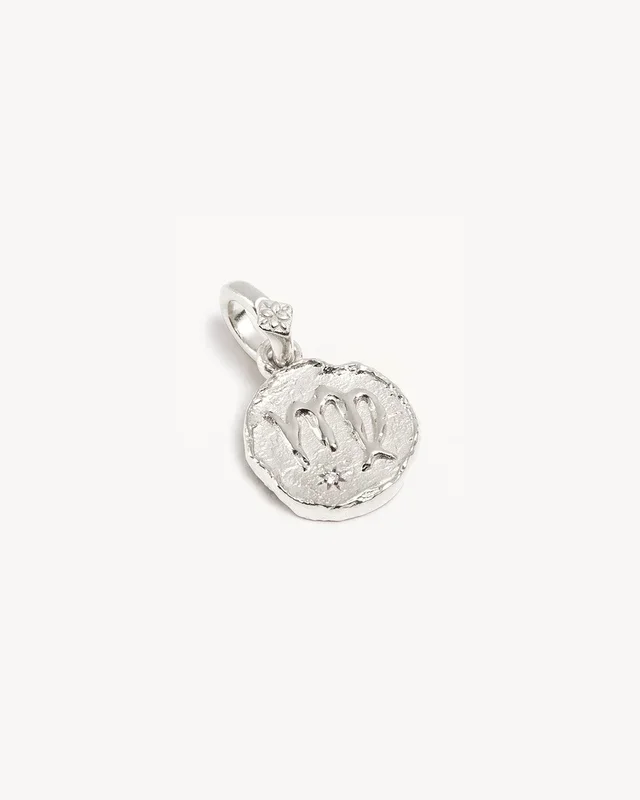 Sterling Silver Cosmic Love Zodiac Annex Link Pendant – Virgo