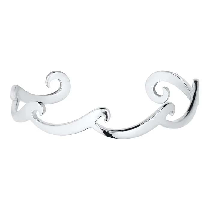 Sterling Silver Multi Wave Bracelet