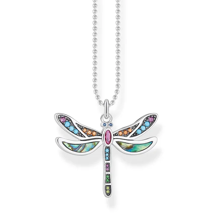 Sterling Silver Thomas Sabo Dragonfly Necklace 38-42cm