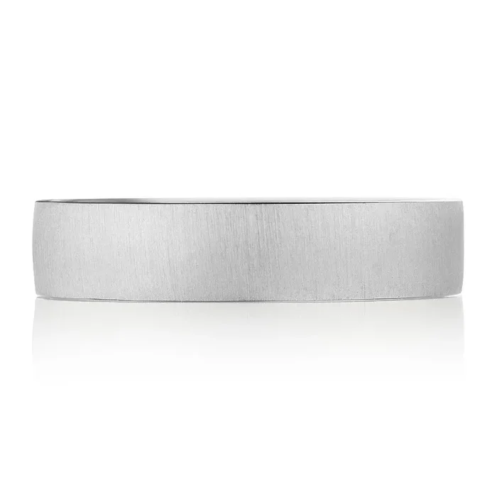 Tacori Classic Satin Finish Flat Mens Wedding Band