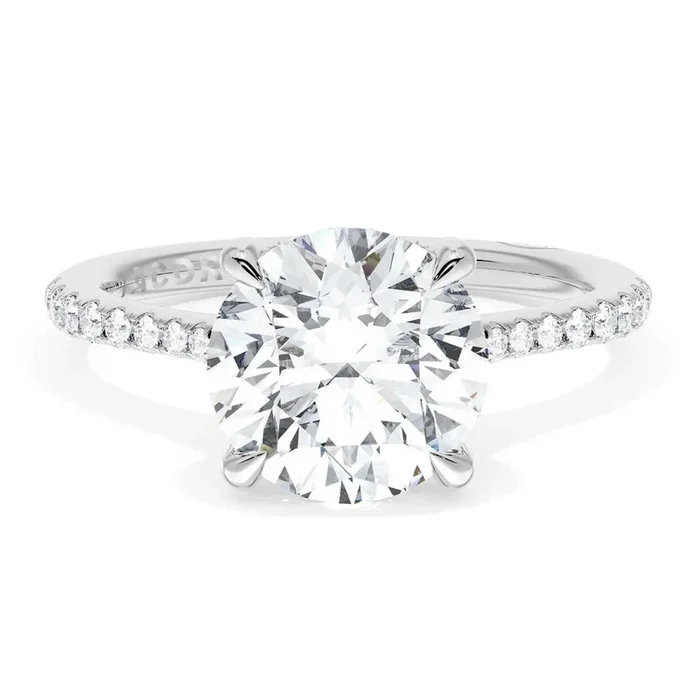 Tacori Founder’s Crescent Round Soltaire Engagement Ring