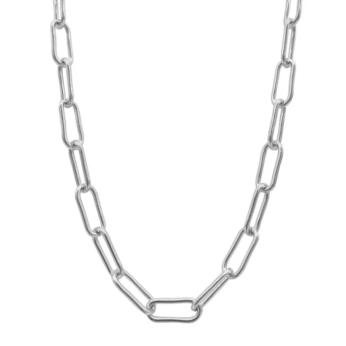Tarnish Resistant Wide Chunky Paper Clip Chain
